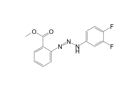 o-[3-(3,4-difluorophenyl)-1-triazeno]benzoic acid, methyl ester