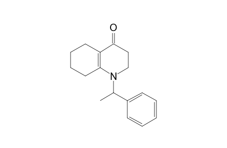 1H-Quinoline-4-one, 1,2,3,4,5,6,7,8-octahydro-1-(1-phenylethyl)-