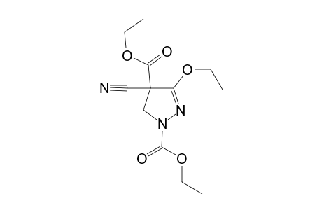 Diethyl 4-cyano-3-ethoxy-4,5-dihydro-1H-pyrazole-1,4-dicarboxylate