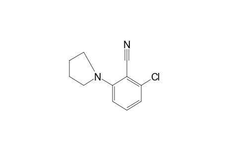 2-chloro-6-(1-pyrrolidinyl)benzonitrile