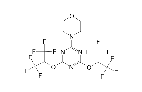 1,3,5-Triazine, 2,4-bis(2,2,2-trifluoro-1-trifluoromethylethoxy)-6-(4-morpholyl)-