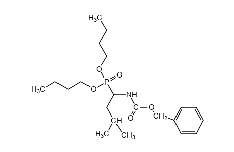 (3-methyl-1-phosphonobutyl)carbamic acid, C-benzyl dibutyl ester