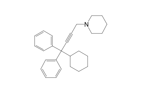 1-(4-Cyclohexyl-4,4-diphenyl-2-butynyl)piperidine