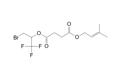 Succinic acid, 3-methylbut-2-en-1-yl 1-bromo-3,3,3-trifluoroprop-2-yl ester