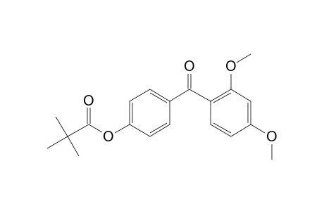 2,4-Dimethoxy-4'-hydroxybenzophenone, trimethylacetate