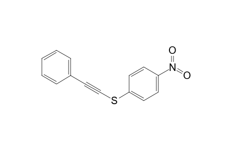 Benzene, 1-nitro-4-[(phenylethynyl)thio]-