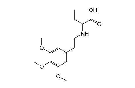 DL-2-[(3,4,5-TRIMETHOXYPHENETHYL)AMINO]BUTYRIC ACID