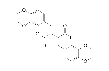 (2Z,3Z)-2,3-bis[(3,4-dimethoxyphenyl)methylene]butanedioic acid