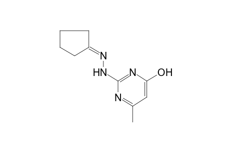 cyclopentanone, (4-hydroxy-6-methyl-2-pyrimidinyl)hydrazone