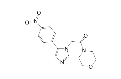 1-Morpholin-4-yl-2-[5-(4-nitro-phenyl)-imidazol-1-yl]-ethanone