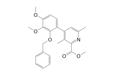 2-Pyridinecarboxylic acid, 4-[3,4-dimethoxy-2-(phenylmethoxy)phenyl]-3,6-dimethyl-, methyl ester