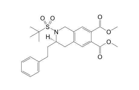 Dimethyl (3R)-2-(tert-Butanesulfonyl)-3-phenethyl-1,2,3,4-tetrahydroisoquinoline-6,7-dicarboxylate