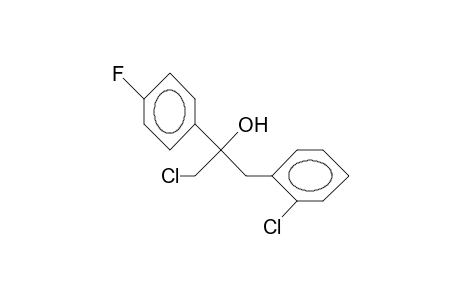 Benzeneethanol, 2-chloro-.alpha.-(chloromethyl)-.alpha.-(4-fluorophenyl)-