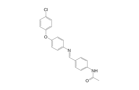 4'-{N-[p-(p-chlorophenoxy)phenyl]formimidoyl}acetanilide
