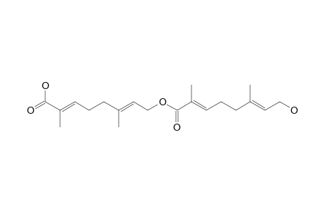 (2-E,6-E)-8-{[(2-E,6-E)-8-HYDROXY-2,6-DIMETHYLOCTA-2,6-DIENOYL]-OXY}-2,6-DIMETHYLOCTA-2,6-DIENOIC_ACID