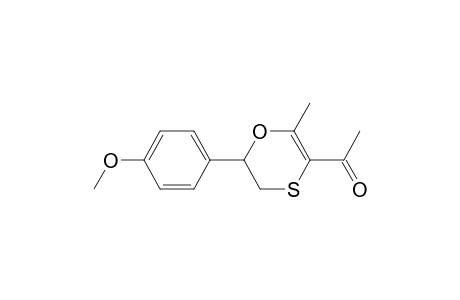 1-[2-(4-Methoxyphenyl)-6-methyl-2,3-dihydro-1,4-oxathiin-5-yl]ethanone