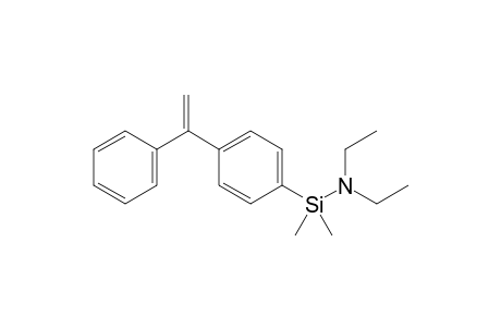 N,N-Diethyl-1,1-dimethyl-1-[4-(1-phenylvinyl)phenyl]silanamine