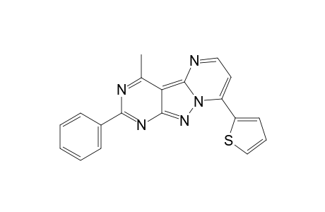 4-Methyl-2-phenyl-8-thiophen-2-yl-1,3,5,8a,9-pentaaza-fluorene