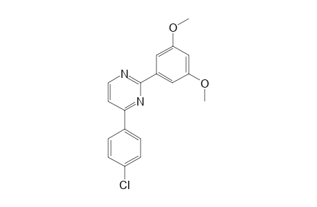 4-(4-chlorophenyl)-2-(3,5-dimethoxyphenyl)pyrimidine