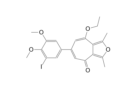 8-ethoxy-6-(3-iodo-4,5-dimethoxyphenyl)-1,3-dimethyl-4H-cyclohepta[c]furan-4-one