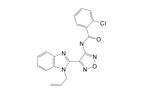 N-[4-(1-Allyl-1H-benzoimidazol-2-yl)-furazan-3-yl]-2-chloro-benzamide