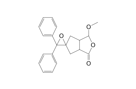 Spiro[3-oxabicyclo[3.3.0]octan-2-one-7,1'-(2'-oxacyclopropane], 4-methoxy-3',3'-diphenyl-, (Z) or (E)-