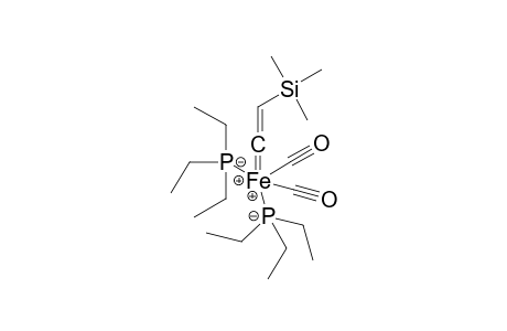 Dicarbonyl-bis( triethyl phosphane)-(trimethylsilyl vinylidene)iron (II)