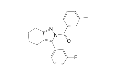 3-(3-Fluorophenyl)-2-(3-methylbenzoyl)-4,5,6,7-tetrahydro-2H-indazole