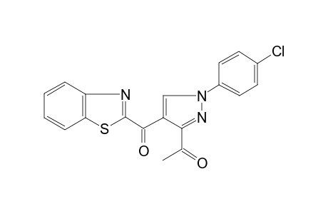 ethanone, 1-[4-(2-benzothiazolylcarbonyl)-1-(4-chlorophenyl)-1H-pyrazol-3-yl]-