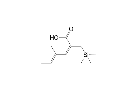 (2E,4E)-4-Methyl-2-[(trimethylsilyl)methyl]-hexa-2,4-dienoic Acid