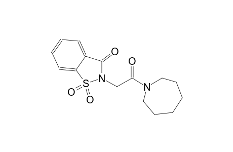 2-(2-hexahydro-1H-azepin-1-yl-2-oxoethyl)-1,2-benzisothiazol-3(2H)-one 1,1-dioxide