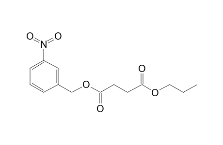 Succinic acid, 3-nitrobenzyl propyl ester