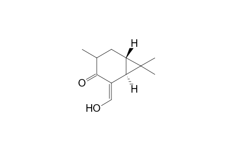 5-(Hydroxymethylene)-(trans)-4-caranone