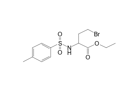 Ethyl 4-bromo-2-([(4-methylphenyl)sulfonyl]amino)butanoate