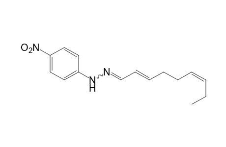 trans, cis-2,6-Nonadienal, p-nitrophenylhydrazone