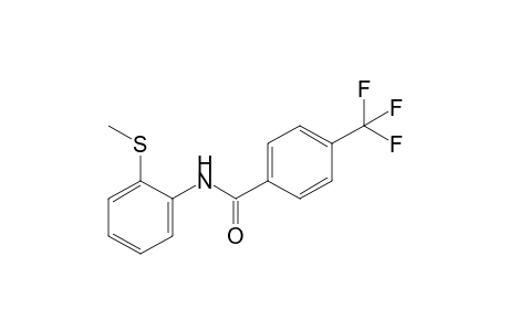 N-(2-(methylthio)phenyl)-4-(trifluoromethyl)benzamide