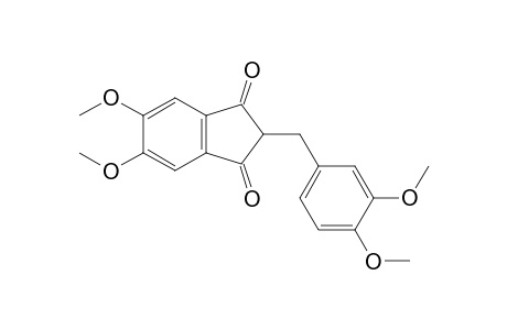 2-(3,4-Dimethoxybenzyl)-2,3-dihydro-5,6-dimethoxy-1H-indene-1,3-dione