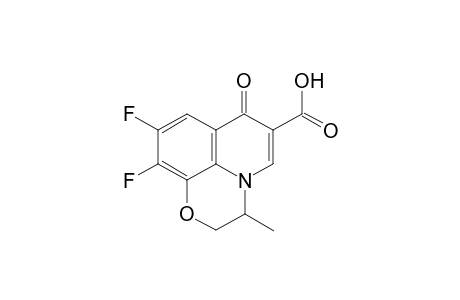 9,10-Difluoro-2,3-dihydro-3-methyl-7-oxo-7H-pyrido[1,2,3-de]-1,4-benzoxazine-6-carboxylic acid