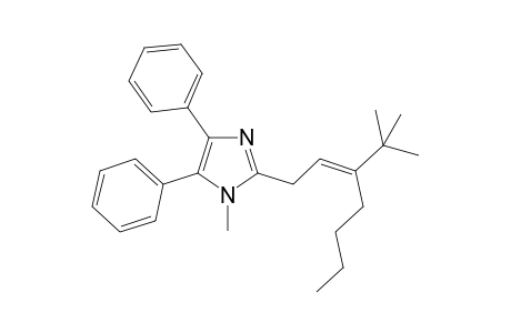 (E)-2-[3-(tert-Butyl)hept-2-en-1-yl]-1-methyl-4,5-diphenyl-1H-imidazole