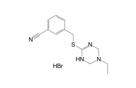 alpha-[(5-ethyl-1,4,5,6-tetrahydro-s-triazin-2-yl)thio]-m-tolunitrile, monohydrobromide