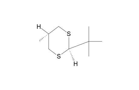 trans-2-tert-BUTYL-5-METHYL-m-DITHIANE