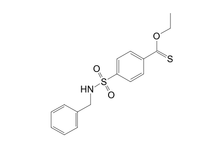 p-(benzylsulfamoyl)thiobenzoic acid, o-ethyl ester