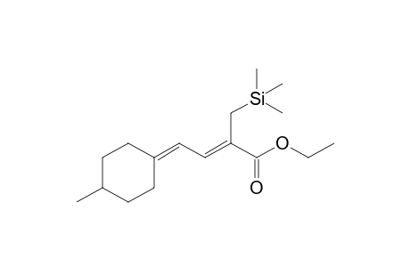 (Z)-Ethyl 4-(4-methylcyclohexylidene)-2-(trimethylsilylmethyl)but-2-enoate