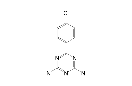 2-(p-chlorophenyl)-4,6-diamino-s-triazine