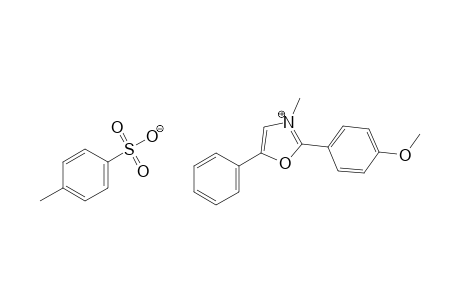 2-(p-methoxyphenyl)-3-methyl-5-phenyloxazolium p-toluenesulfonate