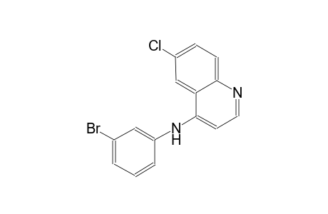 4-quinolinamine, N-(3-bromophenyl)-6-chloro-