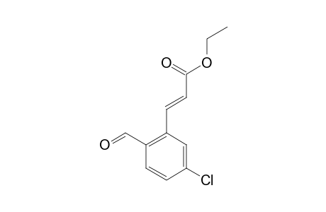 Ethyl (2E)-3-(5-chloro-2-formylphenyl)-2-propenoate