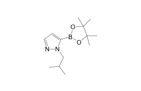 1-ISOBUTYL-5-(4,4,5,5-TETRAMETHYL-1,3,2-DIOXABOROLAN-2-YL)-1H-PYRAZOLE