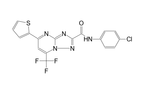 N-(4-chlorophenyl)-5-(2-thienyl)-7-(trifluoromethyl)[1,2,4]triazolo[1,5-a]pyrimidine-2-carboxamide