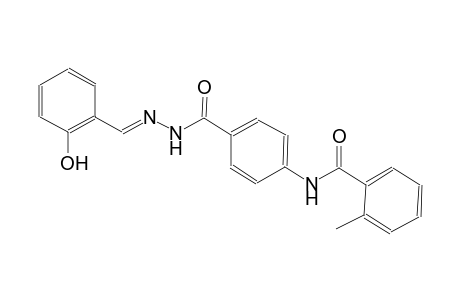 benzoic acid, 4-[(2-methylbenzoyl)amino]-, 2-[(E)-(2-hydroxyphenyl)methylidene]hydrazide